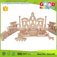 Zhejiang 200pcs juguete de madera hecho a mano Bloques de construcción para niños